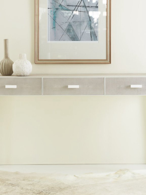 Shagreen Three Drawer Console