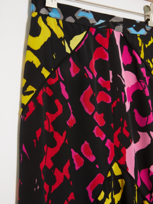 Diane Von Furstenberg Silk Midi Skirt