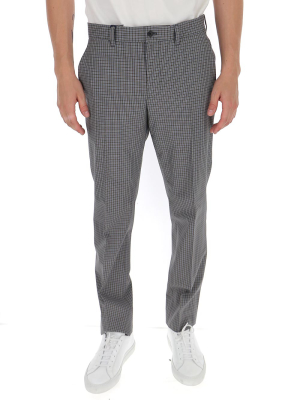 Prada Checked Tapered Pants