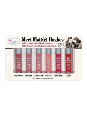 Meet Matte Hughes® Vol. 1 -- Set Of 6 Mini Long-lasting Liquid Lipsticks