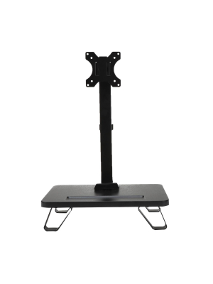 Mind Reader Single Lcd Monitor Desk Mount/stand Adjustable Black