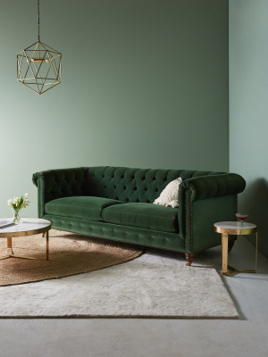 Lyre Chesterfield Two-cushion Sofa