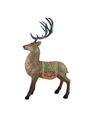 Northlight 5' Commercial Grade Standing Reindeer Fiberglass Christmas Outdoor Decoration