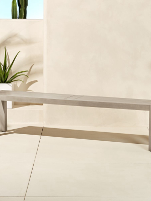 Matera Large Grey Dining Bench