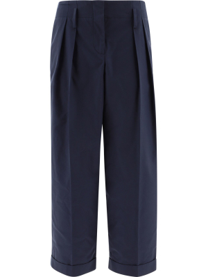 Alexander Mcqueen Cropped Leg Trousers