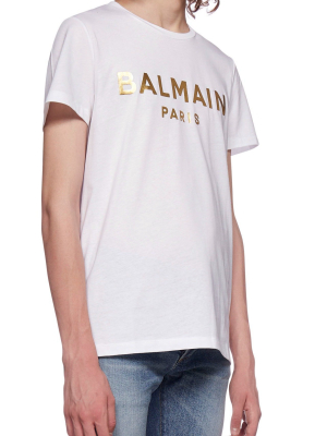 Balmain Logo Printed T-shirt