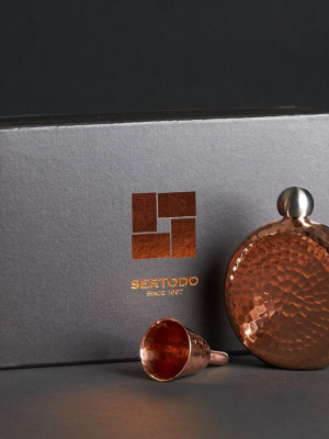 Espadín Recycled Copper Luna Flask