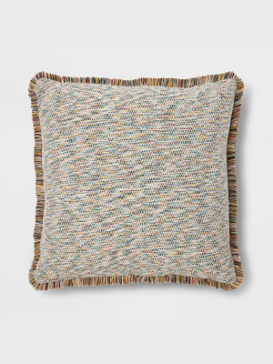 Fringe Jacquard Euro Pillow - Opalhouse™