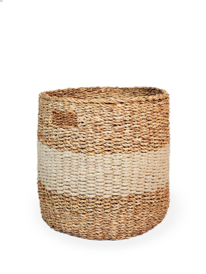 Savar Hamper Basket With Handle Set - Natural