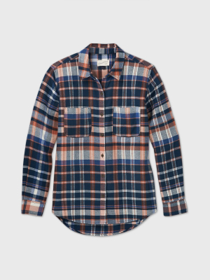 Women's Long Sleeve Button-down Flannel Shirt - Universal Thread™