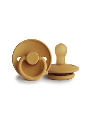 Frigg Natural Rubber Pacifier In Honey Gold