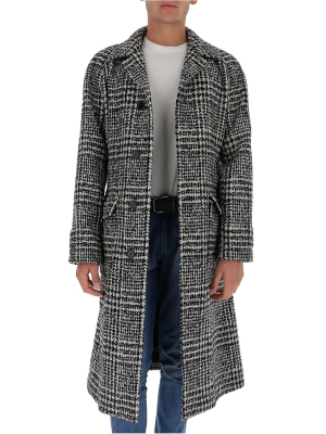 Dolce & Gabbana Checked Belted Coat