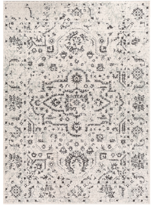 Bahar Rug In Charcoal & Medium Gray