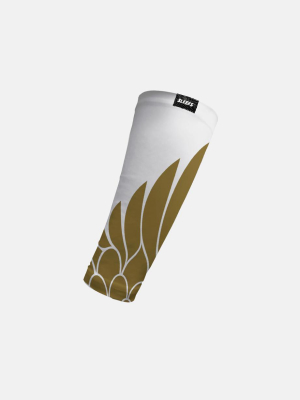 Icarus White Gold Forearm Compression Sleeve