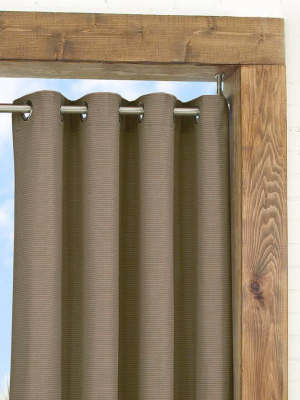 Key Largo Solid Indoor/outdoor Curtain Panel - Parasol