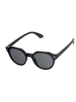 Schoolboy Round Sunglasses Black