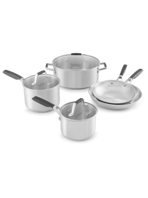 Select By Calphalon 8pc Stainless Steel Cookware Set