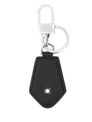 Montblanc Sartorial Logo Plaque Keychain