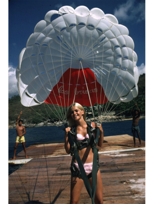Slim Aarons "paraglider" Photograph