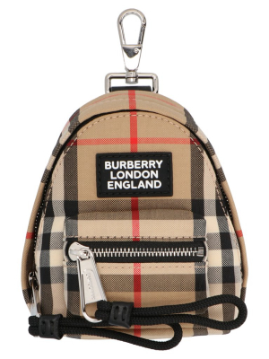 Burberry Vintage Check Backpack Charm