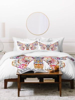 Stephanie Corfee Artsy Moth Duvet - Deny Designs