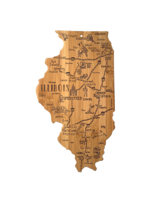 Totally Bamboo Destination Illinois Serving And Cutting Board