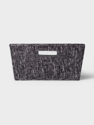 Tweed Large Tapered Bin Black - Threshold™