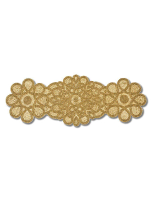 Nomi K Small Gold Flower Runner