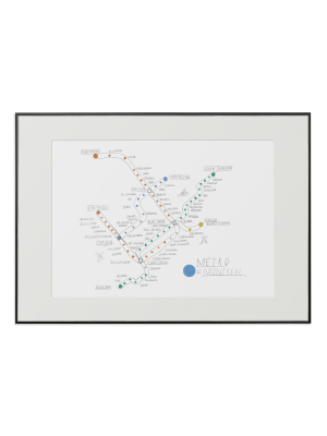 Montreal Metro Art Print