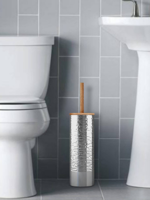 Slim Compact Stainless Steel Toilet Brush Holder - Nusteel