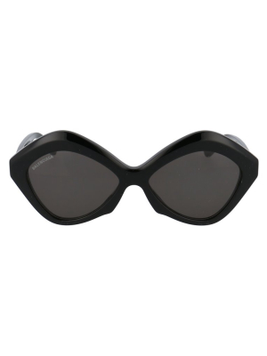 Balenciaga Eyewear Geometric Frame Sunglasses