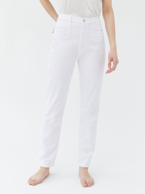 Ética Finn Slim Straight Leg Jean – White Denim