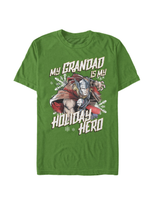 Men's Marvel Thor Grandad Holiday Hero T-shirt