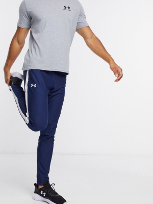 Under Armour Sportstyle Pique Track Pants In Navy