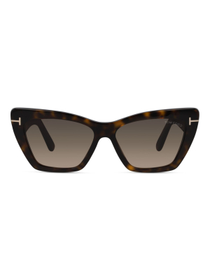 Tom Ford Eyewear Whyatt Butterfly Framed Sunglasses