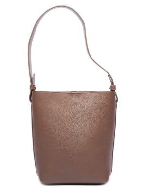 Mini Leather Bucket Shoulder Bag