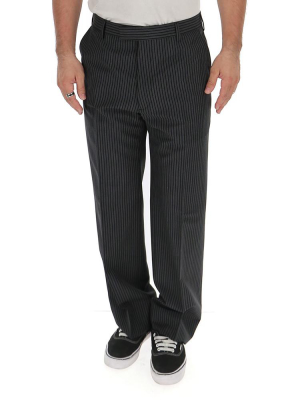 Prada Tailored Striped Trousers