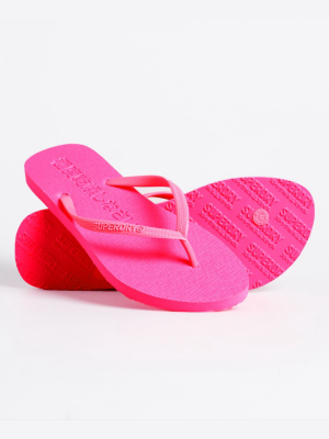 Super Sleek Fluro Flip Flop