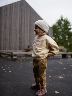 Corduroy Paperbag Pants