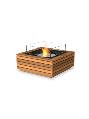 Base 30 Teak Fire Table Set