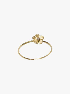 Flower Diamond Ring