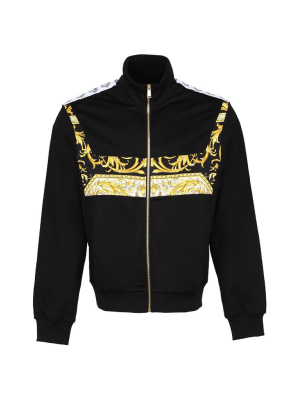 Versace Barocco Logo Print Jacket