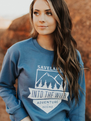 Into The Wild Badge Crewneck