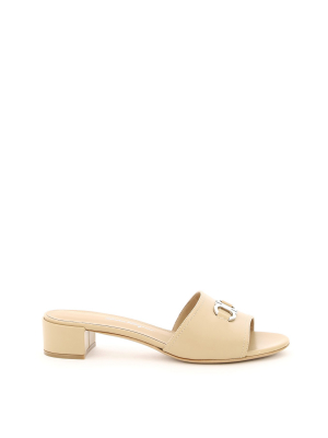 Salvatore Ferragamo Clare Gancini Mules