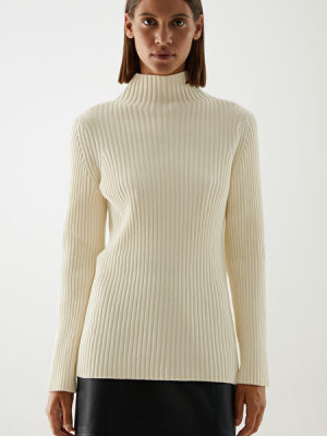 Organic Cotton Ribbed Chenille Sweater