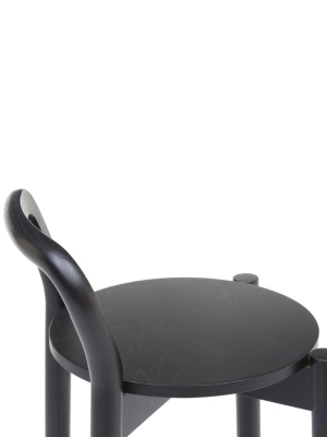 Castor Bar + Counter Stool With Backrest