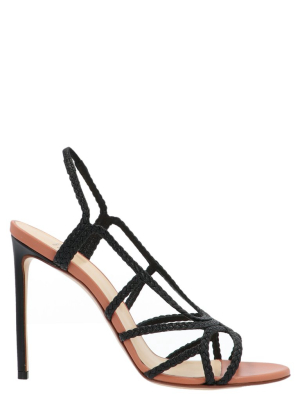 Francesco Russo Braided Strap Sandal