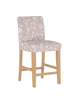 Counter Height Barstool Stonecrop Floral Blush - Threshold™