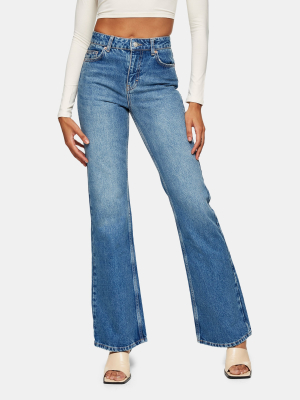 Mid Stone 90s Flare Jeans