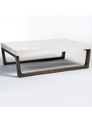 Windsor Coffee Table, Arctic Marble